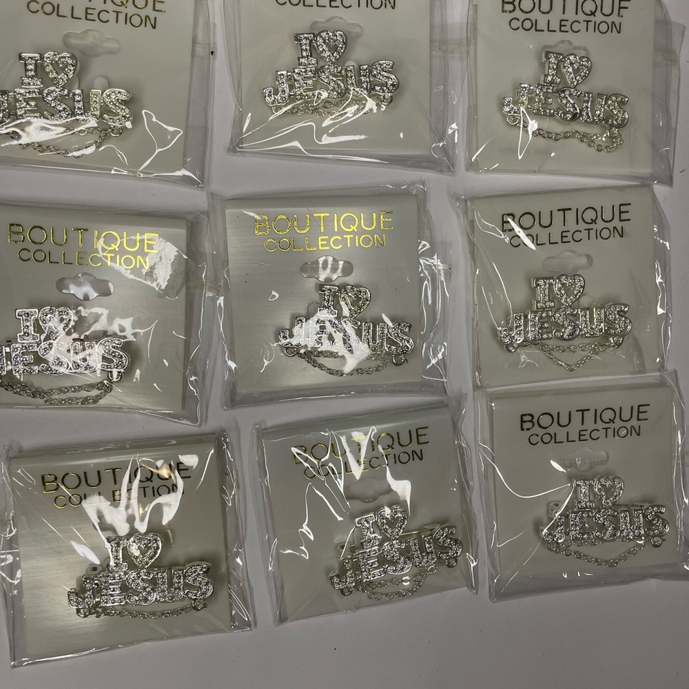 I love Jesus pin